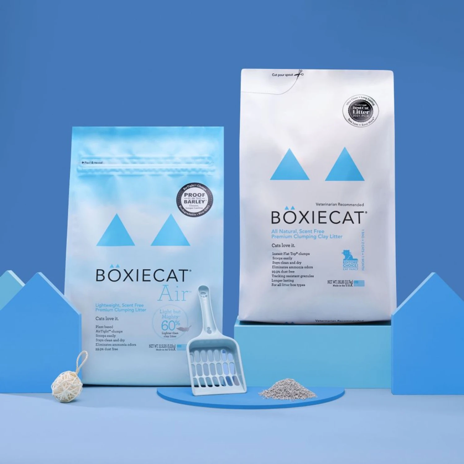 Boxiecat Air Lightweight Unscented Premium Clumping Cat Litter 5 Boxiecat Air Lightweight Unscented Premium Clumping Cat Litter - Image 3