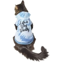 Frisco Life Is Wag Worthy Tiedye Print Dog & Cat Hoodie 12 Frisco Life Is Wag Worthy Tiedye Print Dog & Cat Hoodie -Cat Supplies 249094 PT2. AC SS1800 V1644959829