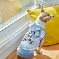 Frisco Life Is Wag Worthy Tiedye Print Dog & Cat Hoodie 16 Frisco Life Is Wag Worthy Tiedye Print Dog & Cat Hoodie -Cat Supplies 249094 PT7. AC SS1800 V1614362017