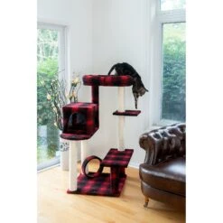 Armarkat 50-in Classic Cat Tree With Bench & Perch 14 Armarkat 50-in Classic Cat Tree With Bench & Perch -Cat Supplies 251446 PT3. AC SS1800 V1599263209