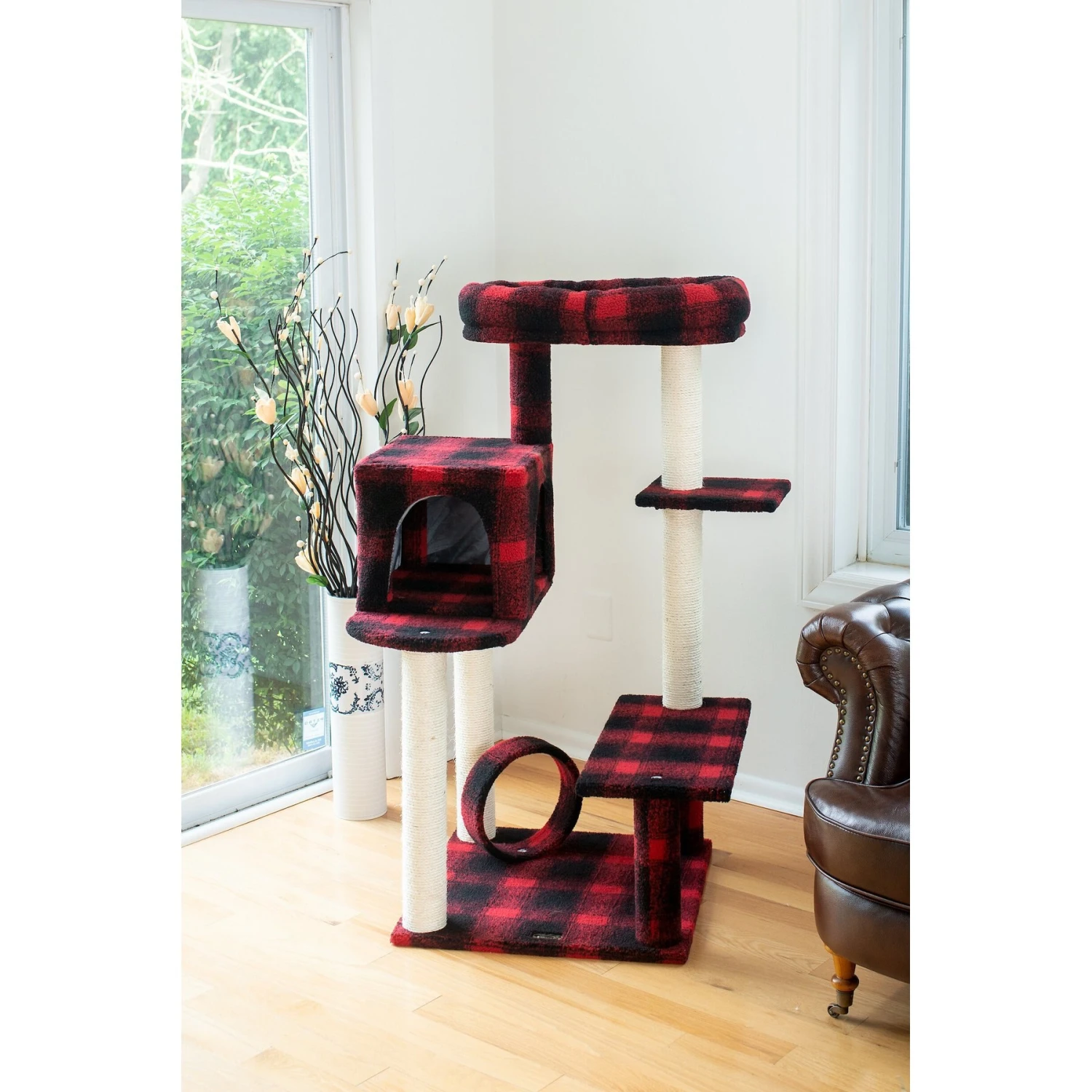 Armarkat 50-in Classic Cat Tree With Bench & Perch 7 Armarkat 50-in Classic Cat Tree With Bench & Perch - Image 5