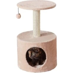 Two By Two The Birch 23.6-in Plush Cat Tree & Condo, Beige 8 Two By Two The Birch 23.6-in Plush Cat Tree & Condo, Beige -Cat Supplies 251778 PT2. AC SS1800 V1600293363
