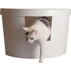 Kitangle Corner Kitty Cat Litter Box, Large -Cat Supplies 252798 PT6. AC SS1800 V1600901765