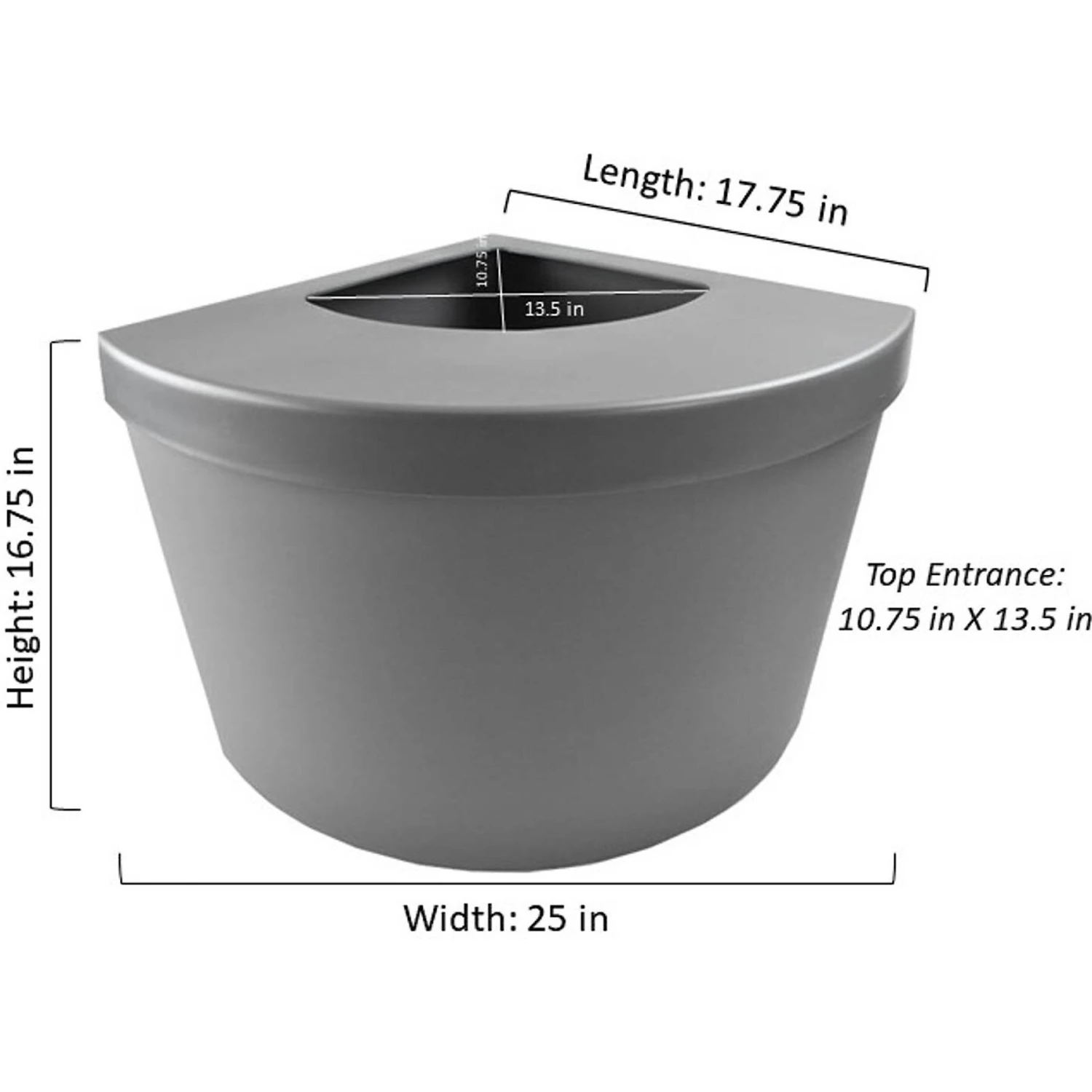 Kitangle Top Entry Cat Litter Box, Large 4 Kitangle Top Entry Cat Litter Box, Large - Image 2