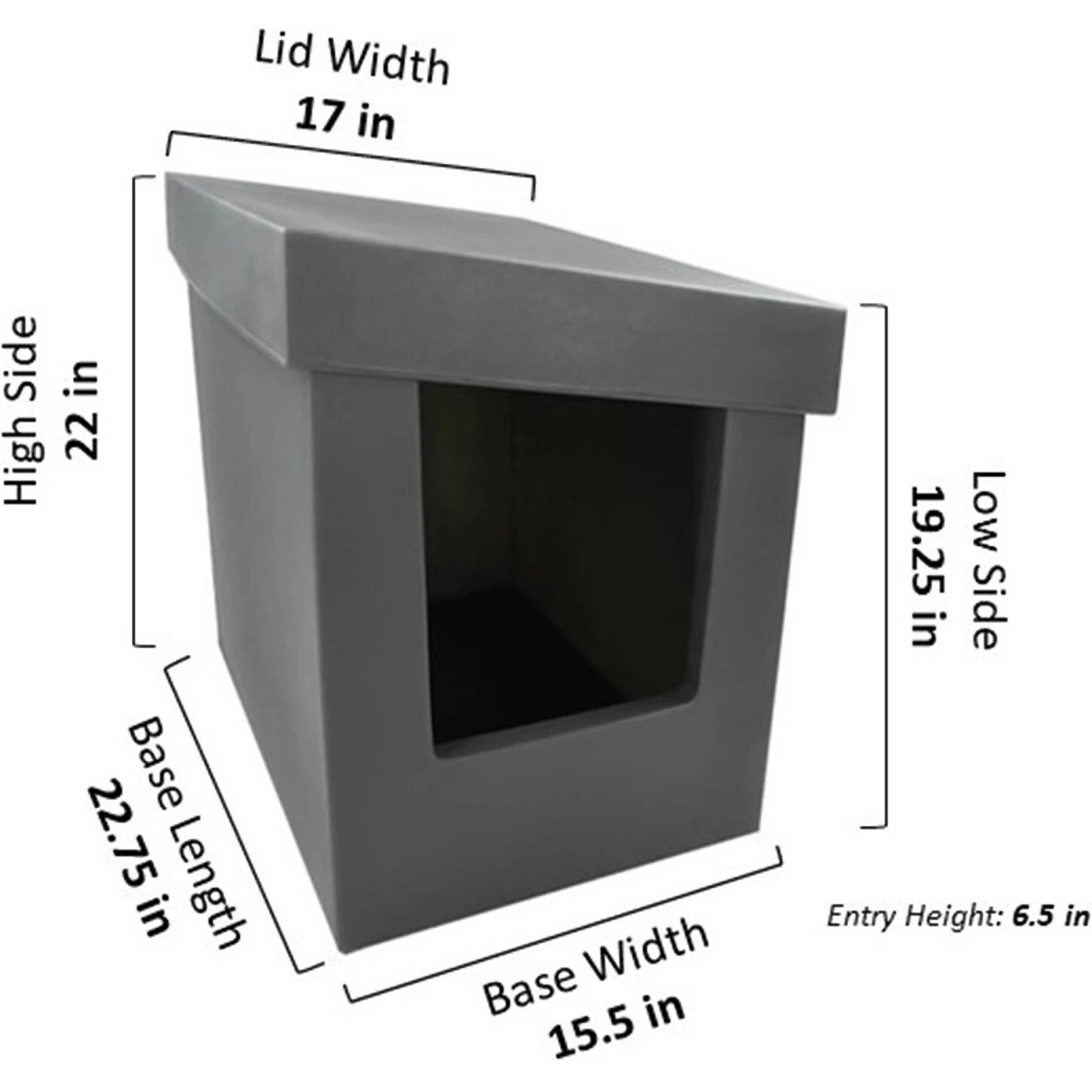 Kitangle Slope Style Cat Litter Box 4 Kitangle Slope Style Cat Litter Box - Image 2