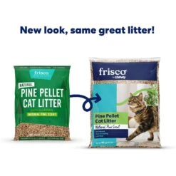 Fresh Step Products Fresh Scent Cat Litter Deodorizing Crystals & Frisco Pine Pellet Unscented Non-Clumping Wood Cat Litter -Cat Supplies 255591 PT6. AC SS1800 V1660253956