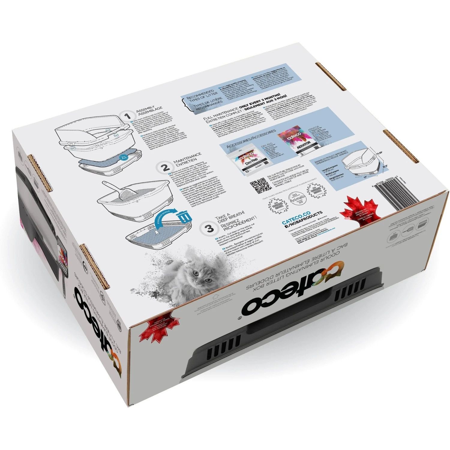 Noba Cateco Odor-Eliminating Cat Litter Box Starter Kit 5 Noba Cateco Odor-Eliminating Cat Litter Box Starter Kit - Image 3