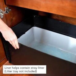 The Refined Feline Refined Deluxe Cat Litter Box 13 The Refined Feline Refined Deluxe Cat Litter Box -Cat Supplies 258419 PT4. AC SS1800 V1603411582