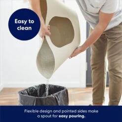 Frisco Leaf High-Sided Cat Litter Box, Large -Cat Supplies 258782 PT3. AC SS1800 V1675279642