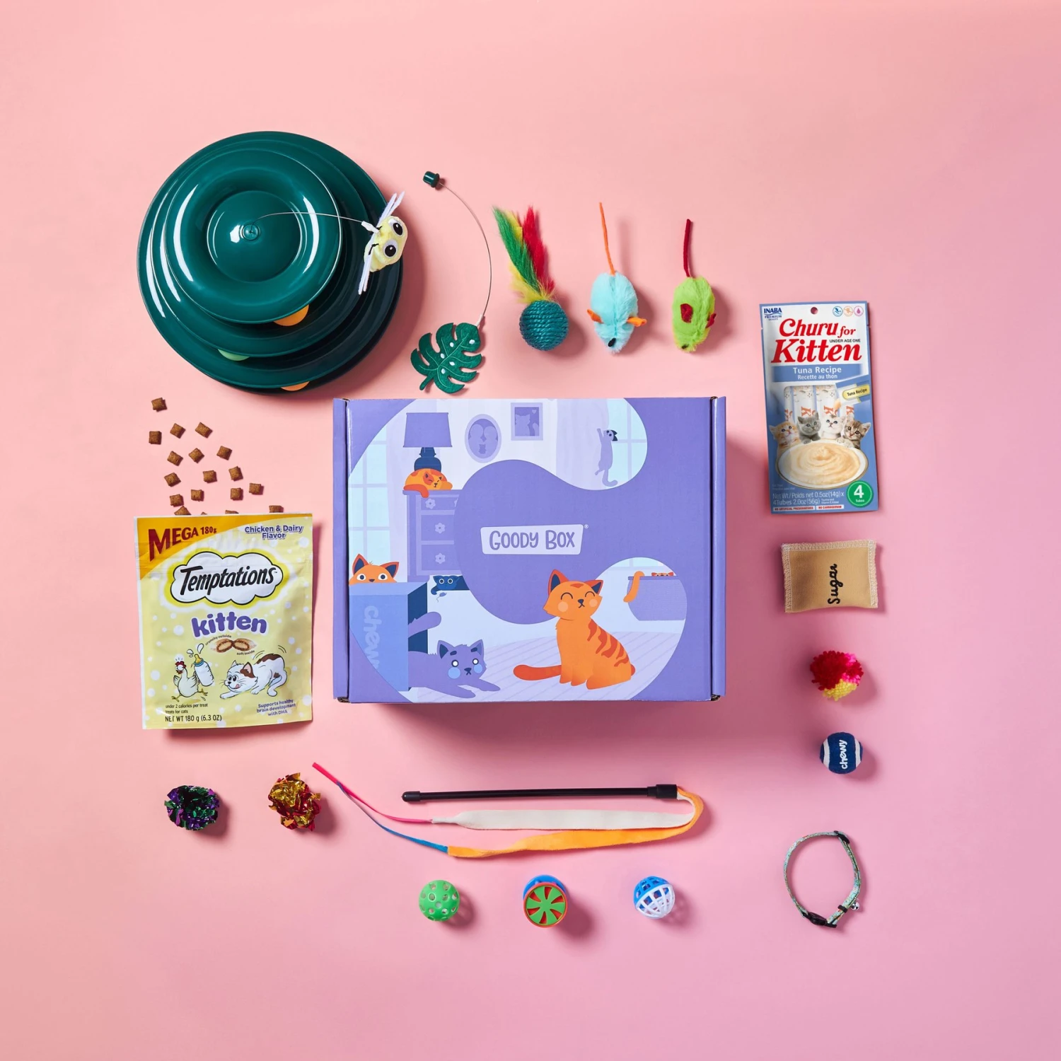 Goody Box Kitten Toys & Treats 4 Goody Box Kitten Toys & Treats - Image 2