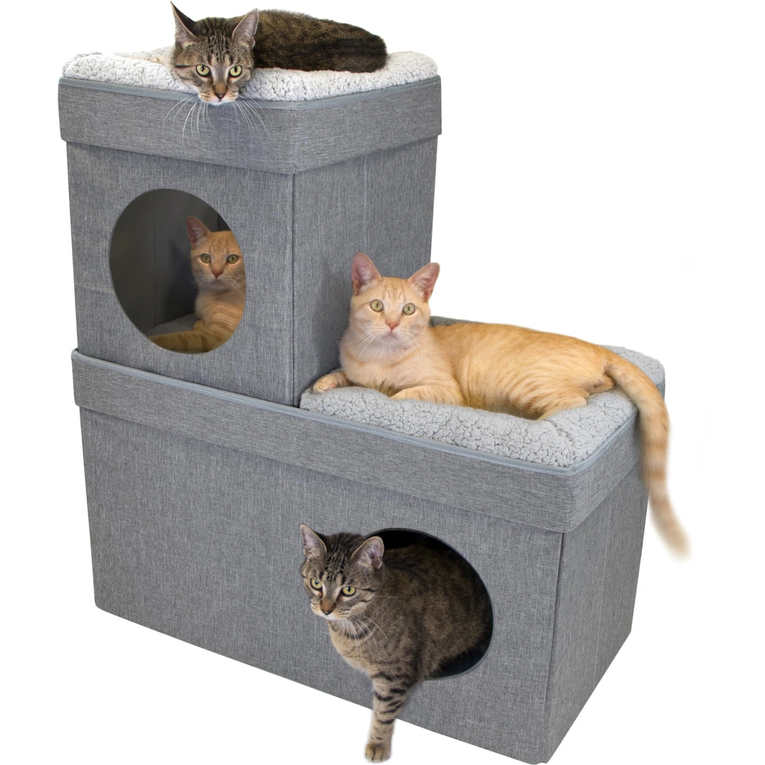 Kitty City Folding Cat Condo 3 Kitty City Folding Cat Condo