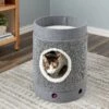 Two By Two The Hawthorn 20.5-in Felt Cat Condo, Grey 2 Two By Two The Hawthorn 20.5-in Felt Cat Condo, Grey -Cat Supplies 261415 MAIN. AC SS1800 V1606144329