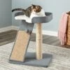 Two By Two The Bonzai Play 'N Perch 22.8-in Felt Cat Perch, Grey -Cat Supplies 261417 MAIN. AC SS1800 V1606144020