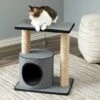 Two By Two The Cherry 20.9-in Felt Cat Condo, Grey -Cat Supplies 261425 MAIN. AC SS1800 V1606147327