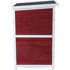 Petsfit 2-Story Weatherproof Outdoor Cat House -Cat Supplies 261512 PT4. AC SS1800 V1605666904