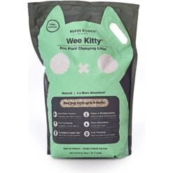 Rufus & Coco Wee Kitty Eco Plant Unscented Clumping Tofu Cat Litter
