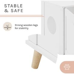 Sam's Pets Becky 24.5-in Cat Tree End Table & Litter Box Enclosure, White 15 Sam's Pets Becky 24.5-in Cat Tree End Table & Litter Box Enclosure, White -Cat Supplies 261880 PT5. AC SS1800 V1635017534