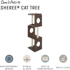 Sam's Pets Sheree Cat Tree 13 Sam's Pets Sheree Cat Tree -Cat Supplies 261894 PT2. AC SS1800 V1635094589