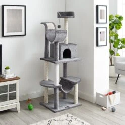 Sam's Pets Submarine 60-in Gray Hard Box Cat Tree, Gray 18 Sam's Pets Submarine 60-in Gray Hard Box Cat Tree, Gray -Cat Supplies 261902 PT7. AC SS1800 V1635015405