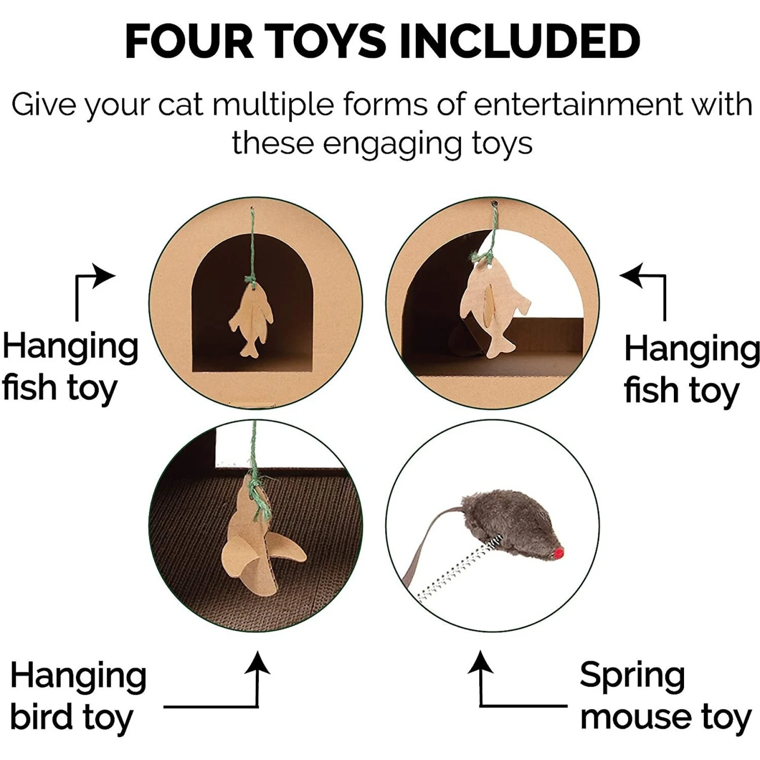 Tiger Tough Farmhouse Playground Corrugated Cat Scratcher 6 Tiger Tough Farmhouse Playground Corrugated Cat Scratcher - Image 4