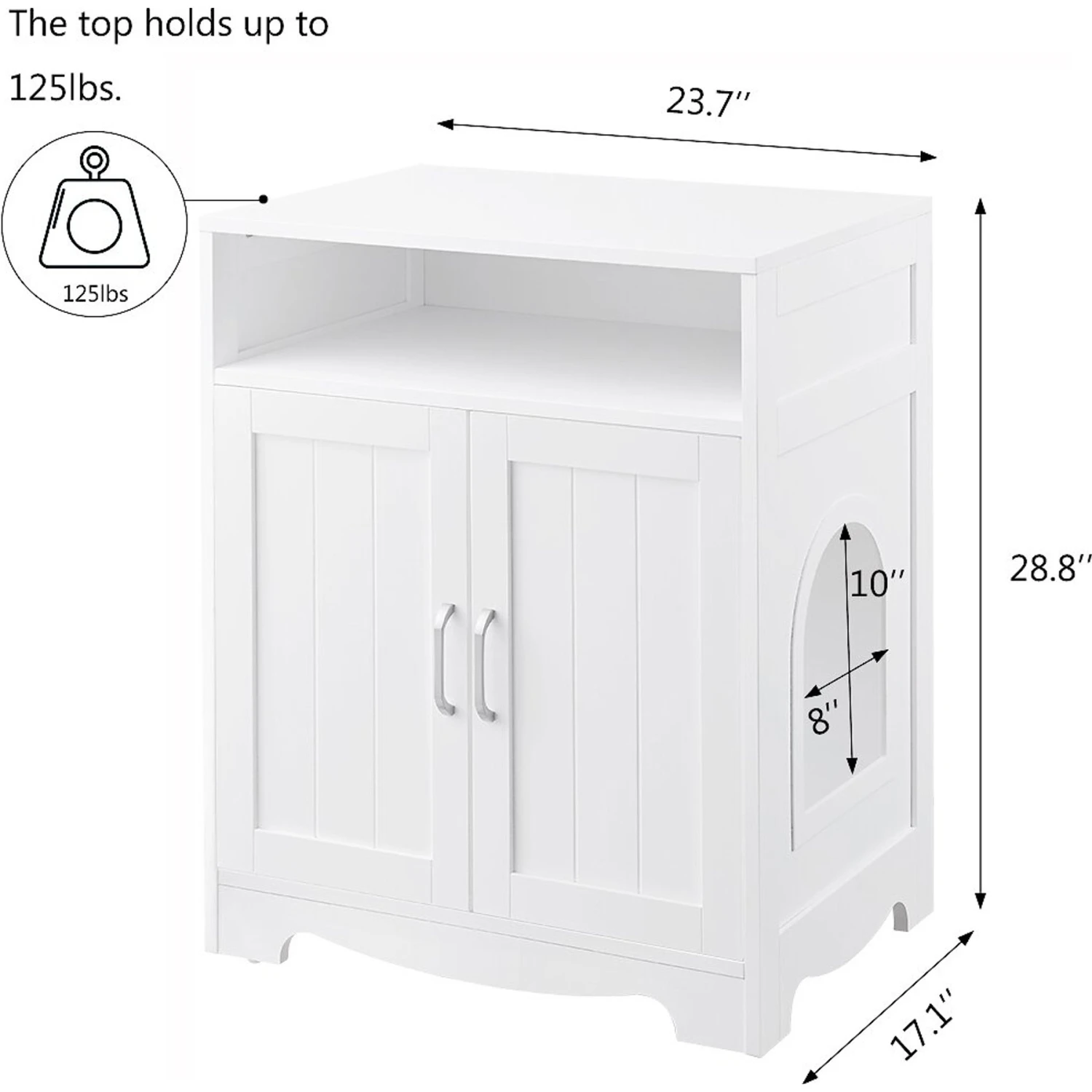 Unipaws Enclosed Cat Litter Box 4 Unipaws Enclosed Cat Litter Box - Image 2