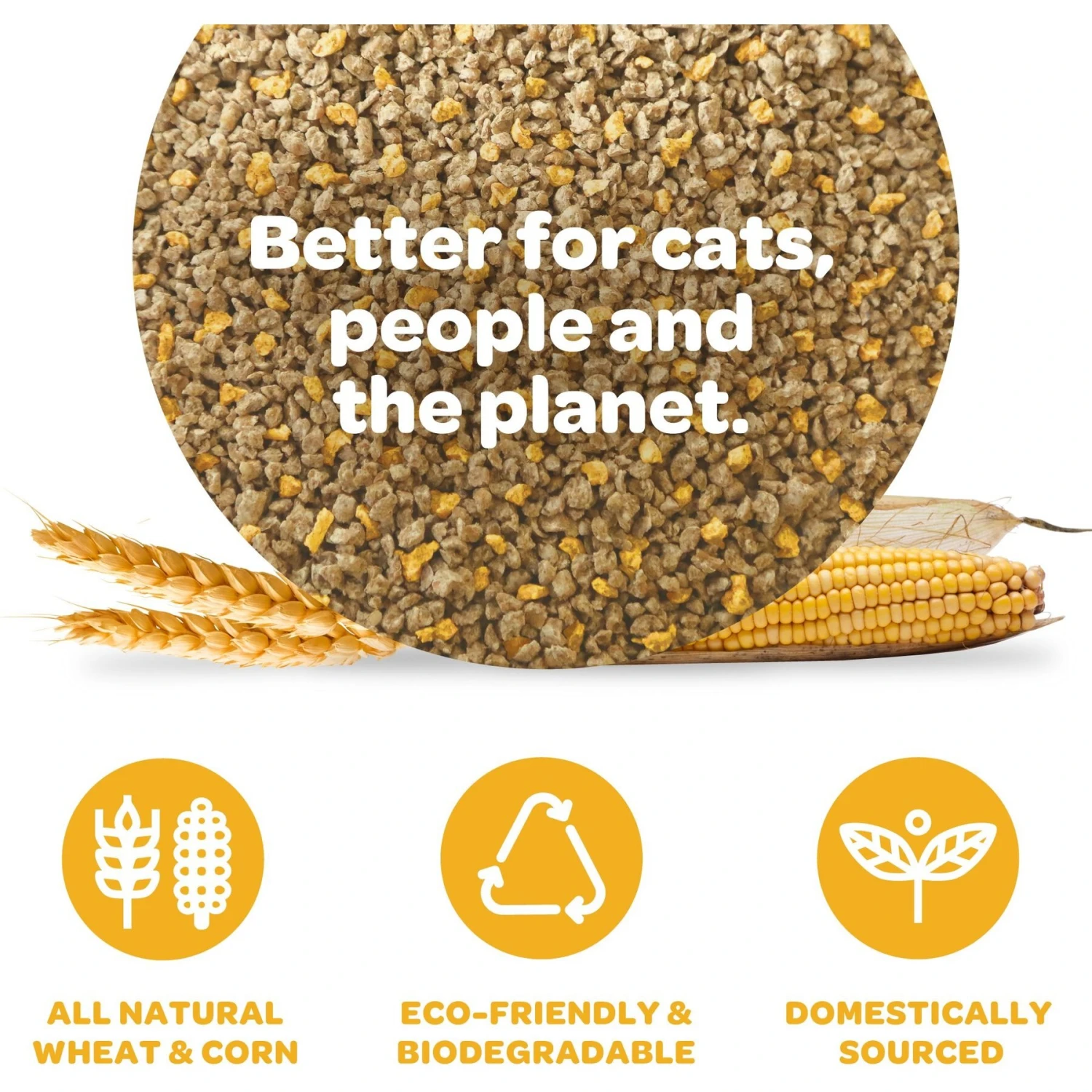 SWheat Scoop Easy Maintenance Clumping Wheat-Corn Cat Litter 6 SWheat Scoop Easy Maintenance Clumping Wheat-Corn Cat Litter - Image 4