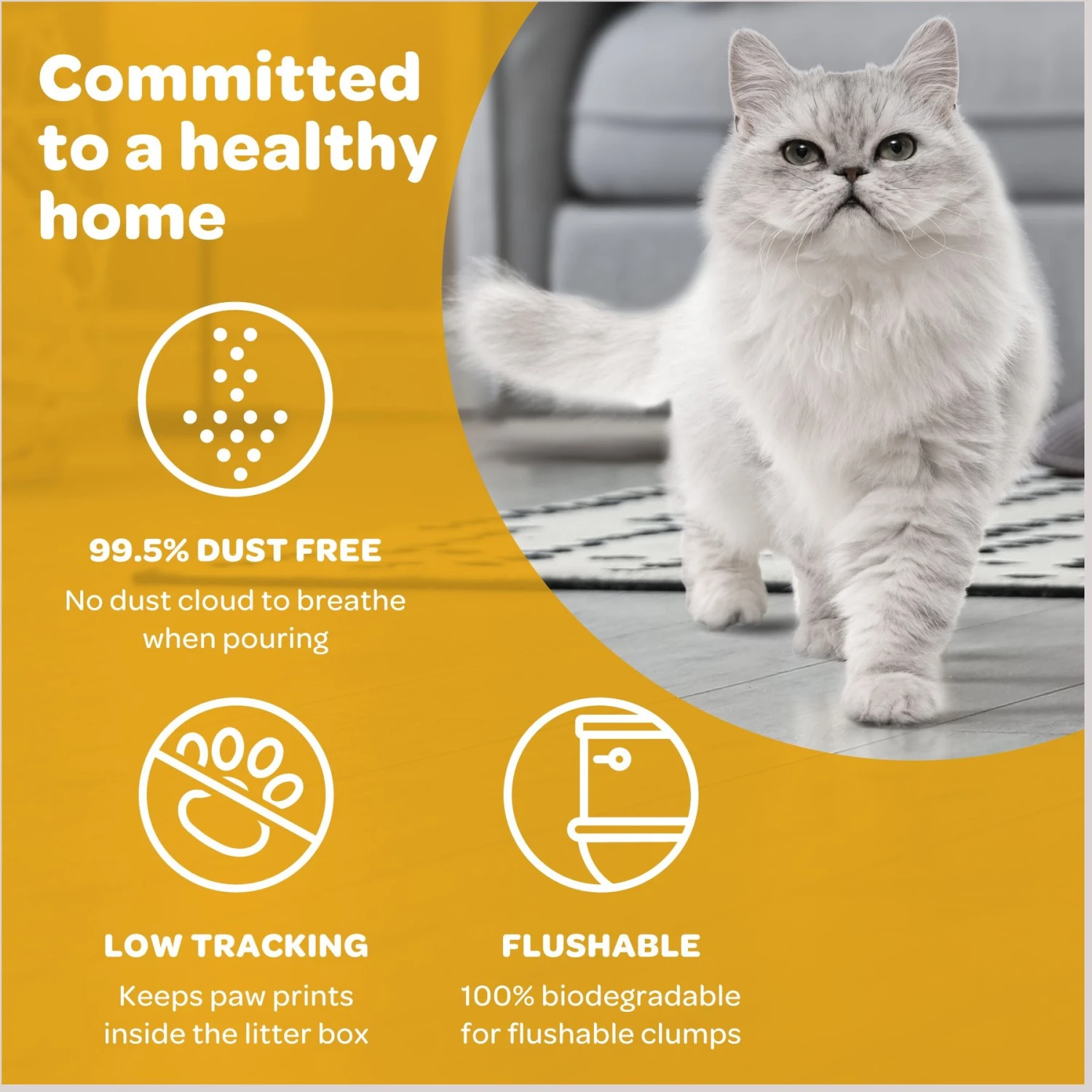 SWheat Scoop Easy Maintenance Clumping Wheat-Corn Cat Litter 8 SWheat Scoop Easy Maintenance Clumping Wheat-Corn Cat Litter - Image 6