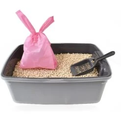 Doggie Walk Bags Citrus Scented Tie Handle Cat Litter Bags, Pink, 140 Count 9 Doggie Walk Bags Citrus Scented Tie Handle Cat Litter Bags, Pink, 140 Count -Cat Supplies 264717 PT5. AC SS1800 V1610754967