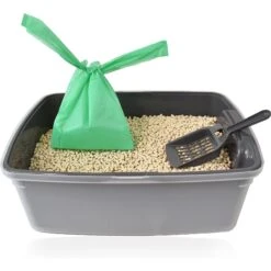 Doggie Walk Bags Unscented Tie Handle Cat Litter Bags, Green, 140 Count 9 Doggie Walk Bags Unscented Tie Handle Cat Litter Bags, Green, 140 Count -Cat Supplies 264719 PT5. AC SS1800 V1610755834