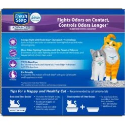 Fresh Step Advanced Multi-Cat Febreze Freshness Scented Clumping Clay Cat Litter, 18.5-lb Box -Cat Supplies 266338 PT7. AC SS1800 V1694457276