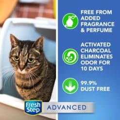 Fresh Step Advanced Simply Unscented Clumping Clay Cat Litter, 18.5-lb Box 13 Fresh Step Advanced Simply Unscented Clumping Clay Cat Litter, 18.5-lb Box -Cat Supplies 266344 PT2. AC SS1800 V1694465218