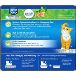 Fresh Step Advanced Refreshing Gain Scented Clumping Clay Cat Litter, 18.5-lb Box, 2 Pack 18 Fresh Step Advanced Refreshing Gain Scented Clumping Clay Cat Litter, 18.5-lb Box, 2 Pack -Cat Supplies 266347 PT7. AC SS1800 V1694464712