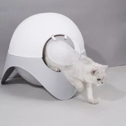 ZEZE Space Capsule Cat Litter Box 10 ZEZE Space Capsule Cat Litter Box -Cat Supplies 266611 PT3. AC SS1800 V1632890525