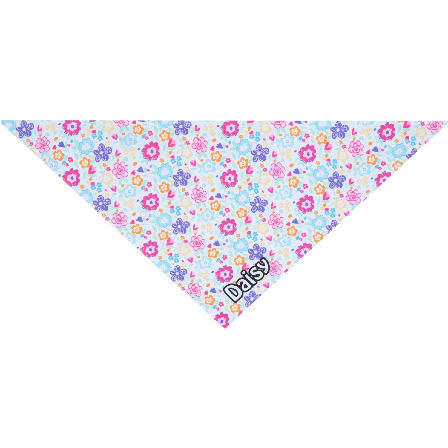 Frisco Bright Floral Personalized Dog & Cat Bandana 6 Frisco Bright Floral Personalized Dog & Cat Bandana - Image 4