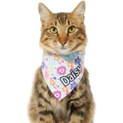 Frisco Bright Floral Personalized Dog & Cat Bandana 17 Frisco Bright Floral Personalized Dog & Cat Bandana -Cat Supplies 267535 PT8. AC SS1800 V1623164312