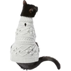 Frisco Boho Bobble-Knit Dog & Cat Sweater -Cat Supplies 268081 PT2. AC SS1800 V1628797629