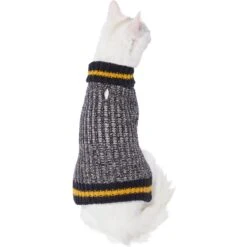 Frisco Heathered Knit Dog & Cat Sweater With 60% Recycled Content -Cat Supplies 268159 PT2. AC SS1800 V1628778154