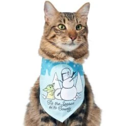 STAR WARS THE MANDALORIAN GROGU "Tis The Season" Dog & Cat Bandana -Cat Supplies 270539 PT3. AC SS1800 V1637714521