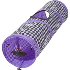 Frisco Halloween Checkered Foldable Play Tunnel Cat Toy With Catnip 8 Frisco Halloween Checkered Foldable Play Tunnel Cat Toy With Catnip -Cat Supplies 271304 PT2. AC SS1800 V1690571954