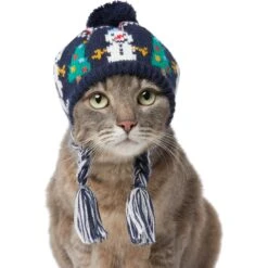 Frisco Jolly Snowman Dog & Cat Knitted Hat 10 Frisco Jolly Snowman Dog & Cat Knitted Hat -Cat Supplies 276303 PT3. AC SS1800 V1631298427