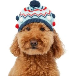 Frisco Pom Pom Dog & Cat Knitted Hat 9 Frisco Pom Pom Dog & Cat Knitted Hat -Cat Supplies 276307 PT2. AC SS1800 V1631666246