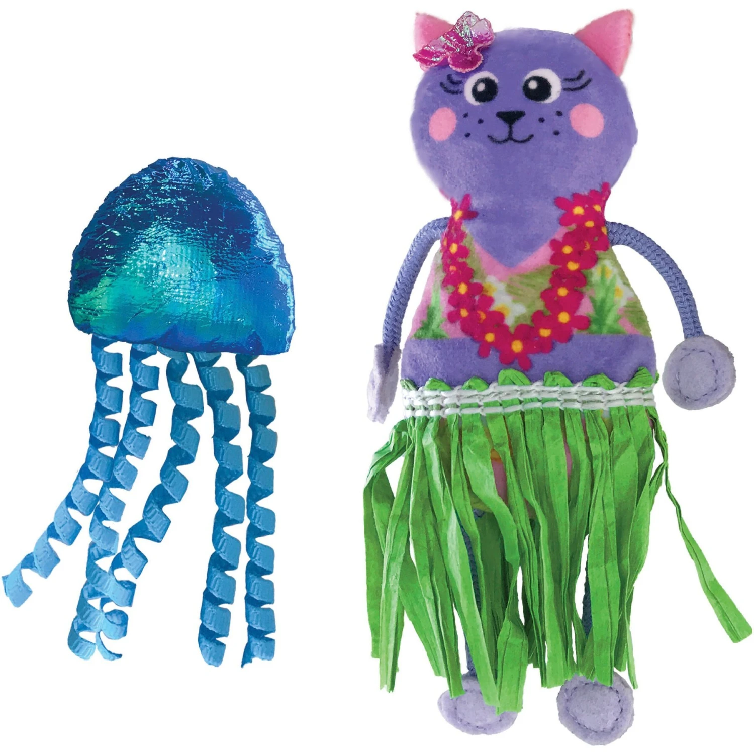 KONG Tropics Hula Cat Toy, 2 Count 3 KONG Tropics Hula Cat Toy, 2 Count