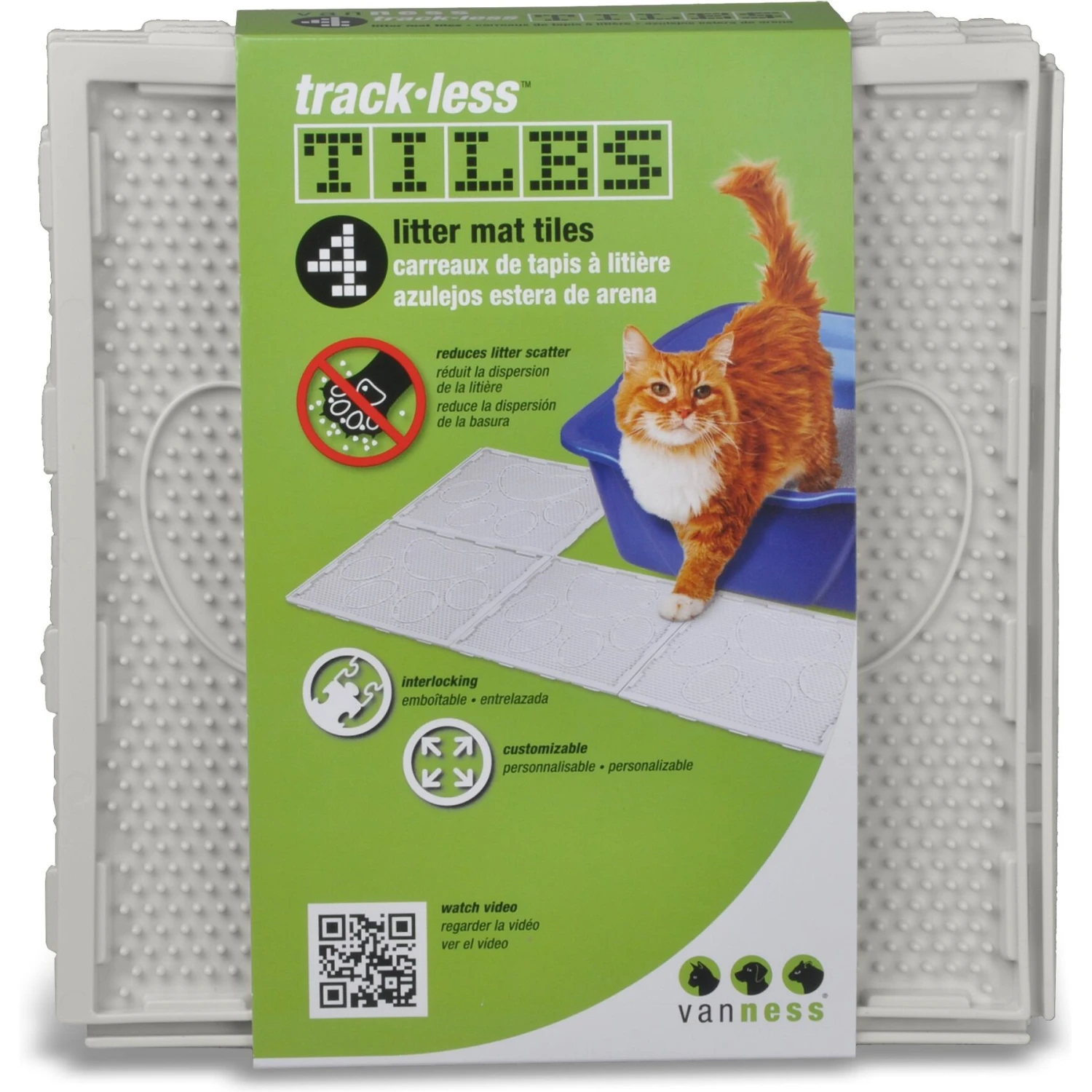 Van Ness Trackless Cat Litter Mat Tiles 5 Van Ness Trackless Cat Litter Mat Tiles - Image 3