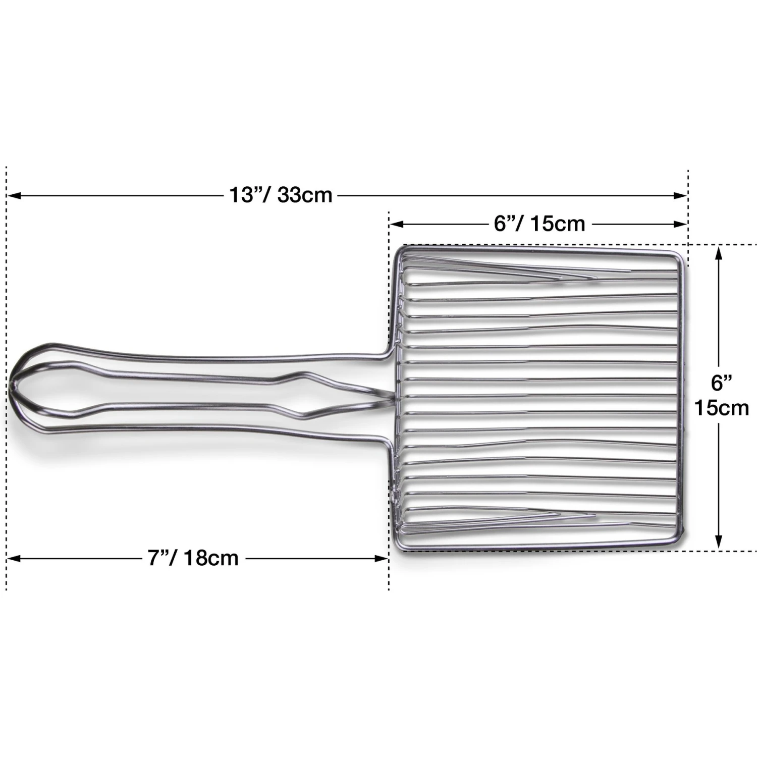 Van Ness Stainless Steel Cat Litter Scoop 6 Van Ness Stainless Steel Cat Litter Scoop - Image 4