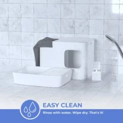 Meowy Studio Loo Enclosed Cat Litter Box Concealment 14 Meowy Studio Loo Enclosed Cat Litter Box Concealment -Cat Supplies 280430 PT3. AC SS1800 V1623358061