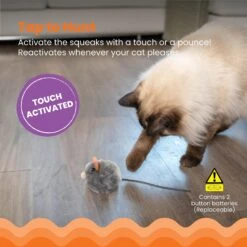 Catstages Squeak Squeak Mouse Cat Toy 9 Catstages Squeak Squeak Mouse Cat Toy -Cat Supplies 282263 PT2. AC SS1800 V1636512447