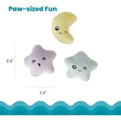 Catstages Toss 'N Twinkle Plush Cat Toy With Catnip, 3 Count 12 Catstages Toss 'N Twinkle Plush Cat Toy With Catnip, 3 Count -Cat Supplies 282271 PT4. AC SS1800 V1636501616