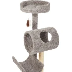 Frisco Real Carpet Cat Tree With Tunnel -Cat Supplies 282763 PT3. AC SS1800 V1621949556