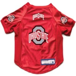 Littlearth NCAA Stretch Dog & Cat Jersey, Ohio State Buckeyes