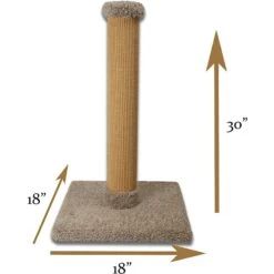 Royal Cat Boutique 30-in Sisal Cat Scratching Post, Neutral 10 Royal Cat Boutique 30-in Sisal Cat Scratching Post, Neutral -Cat Supplies 284910 PT3. AC SS1800 V1628562973